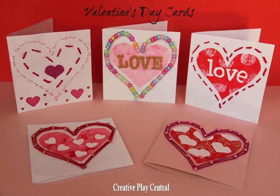 Valentines Day Card Craft
 37 Easy Valentines Cards for Kids Red Ted Art