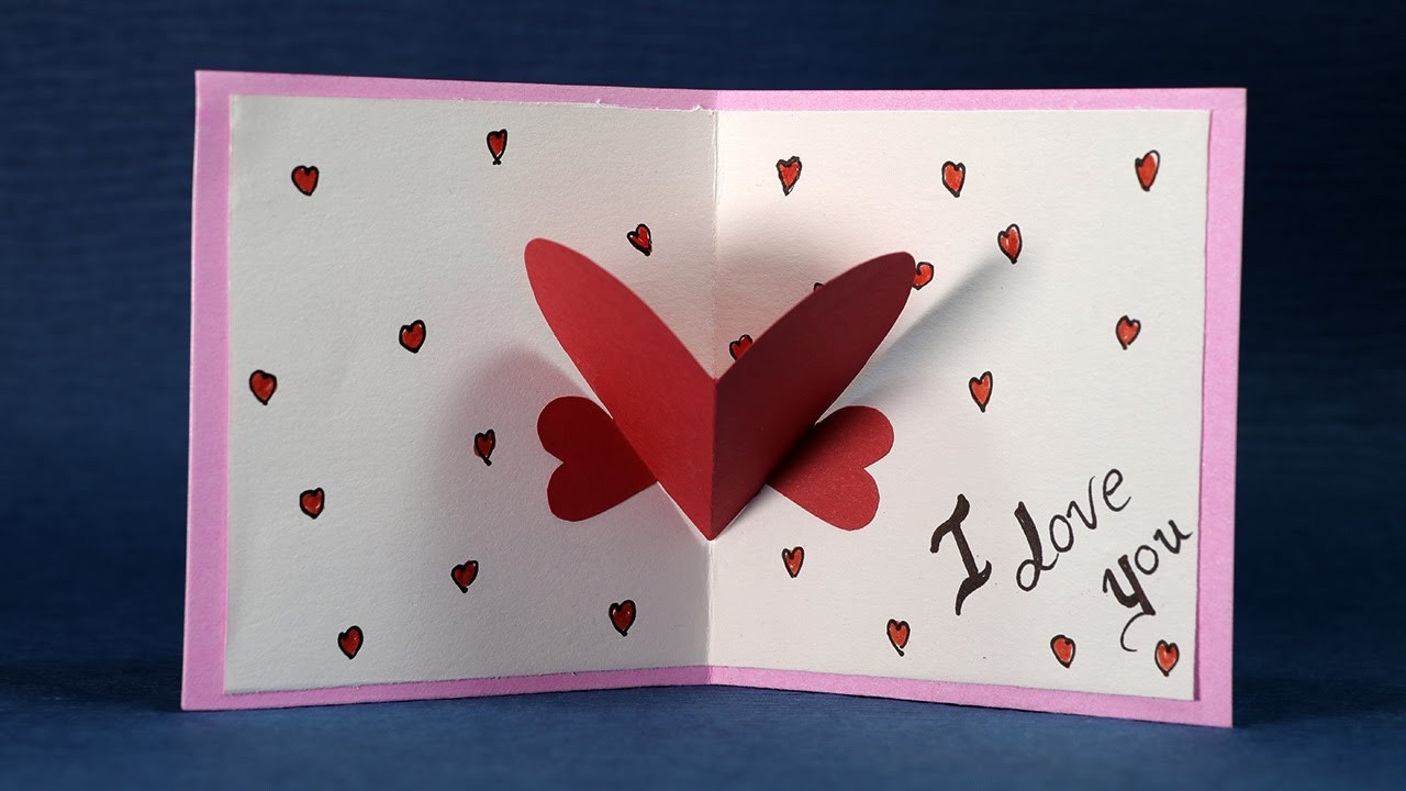 Valentines Day Cards Diy
 Happy Valentine s Day Card DIY Valentine Card Making