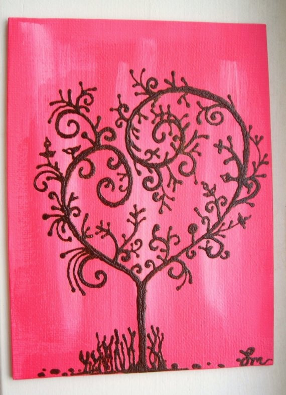 Valentines Day Painting Ideas
 13 best Valentine s Day Painting ideas images on Pinterest