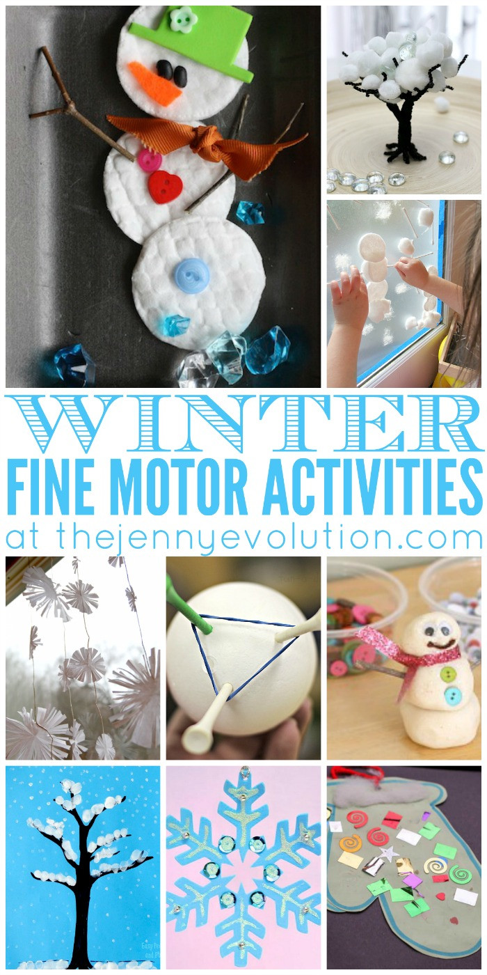 Winter Activities For Preschoolers
 Fine Motor Winter Activities for Preschoolers