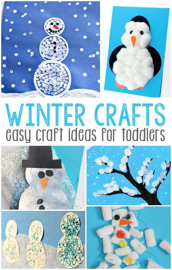 Winter Art And Craft For Toddlers
 Simple Winter Crafts for Toddlers