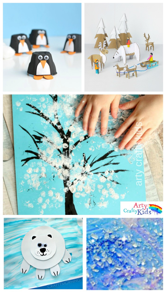Winter Art And Craft For Toddlers
 16 Easy Winter Crafts for Kids Arty Crafty Kids