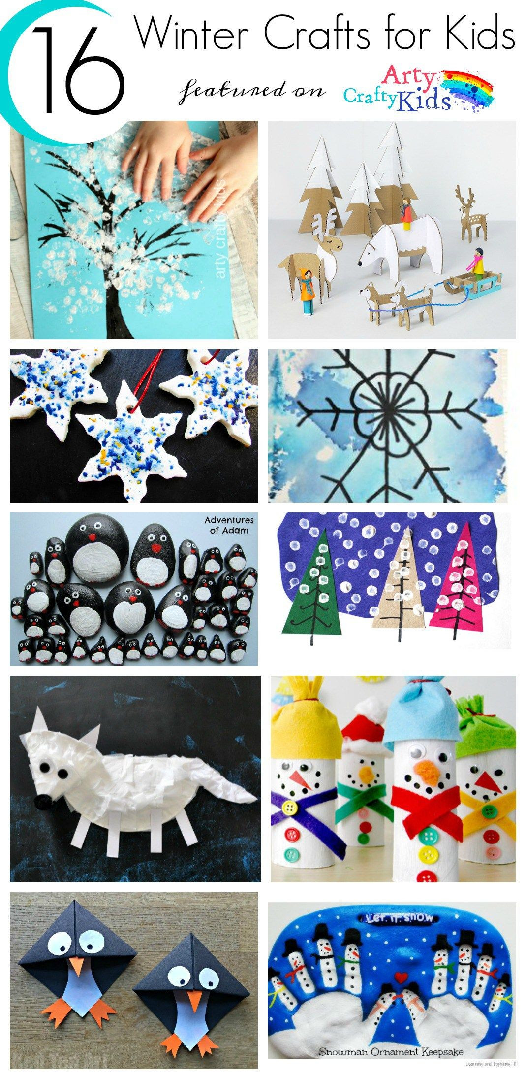 Winter Art And Craft For Toddlers
 16 Easy Winter Crafts for Kids