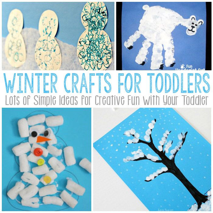 Winter Art And Craft For Toddlers
 Simple Winter Crafts for Toddlers