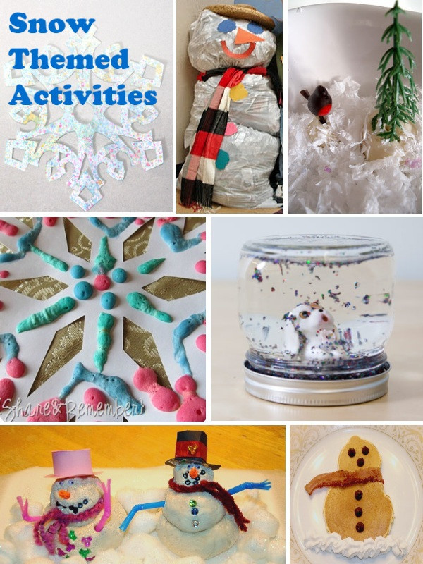 Winter Fun Ideas
 Snow Crafts 13 Fun Winter Activities