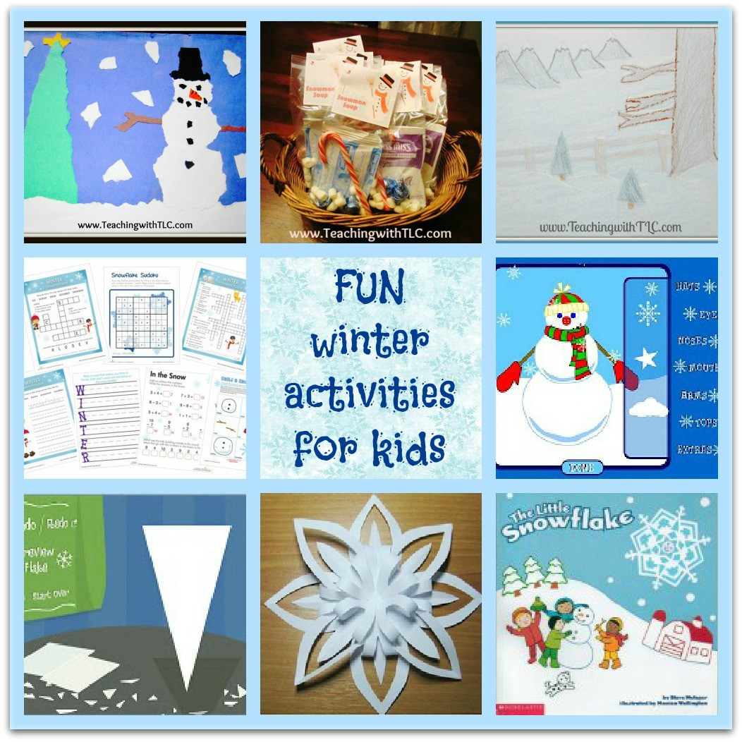 Winter Fun Ideas
 Teaching with TLC FUN winter activities for kids