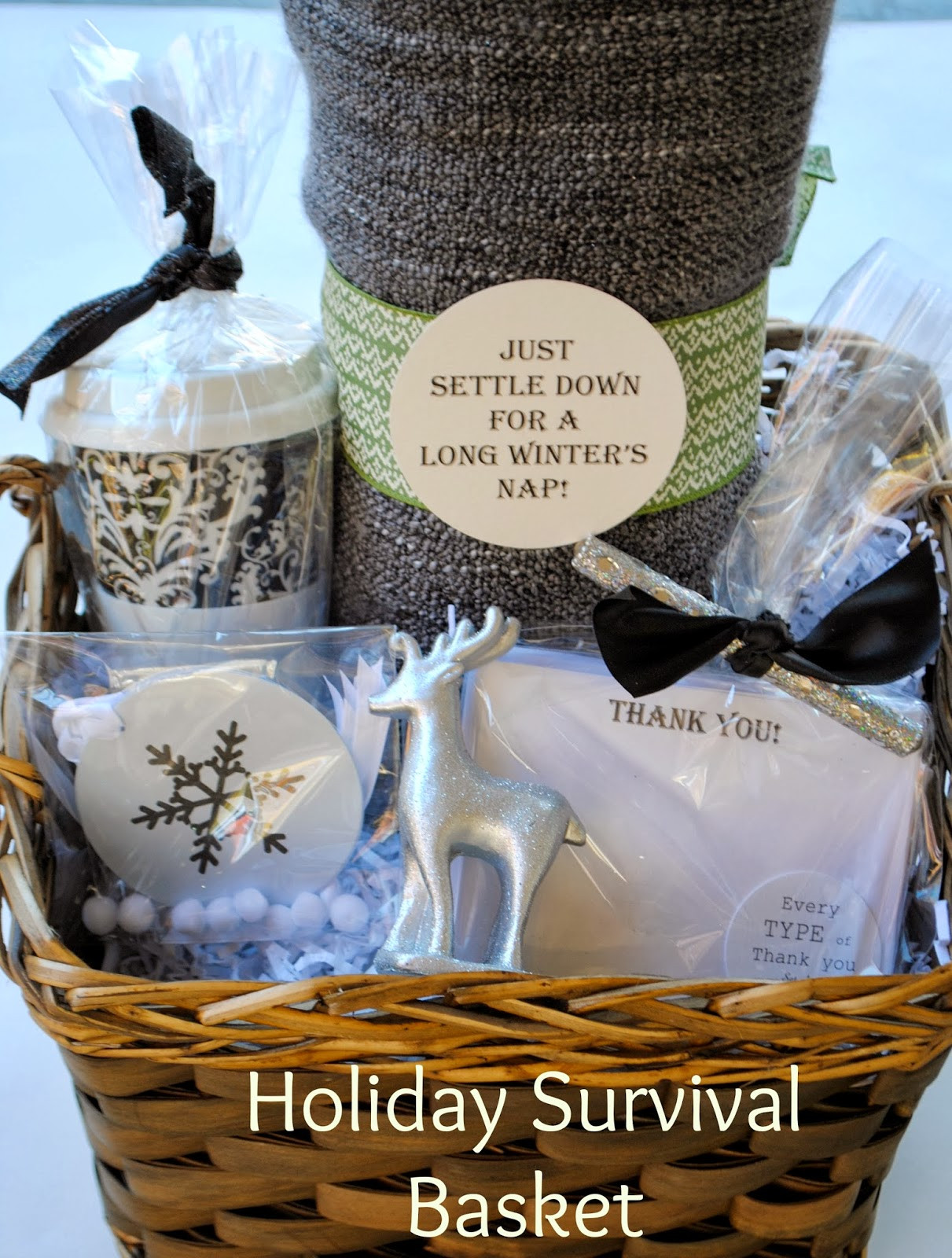 Winter Gift Basket Ideas
 Jac o lyn Murphy Holiday Survival Kit