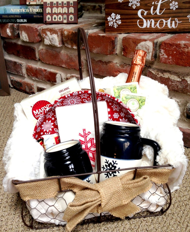 Winter Gift Basket Ideas
 Indoor Winter Picnic Basket Thrifty and Creative DIY Gift