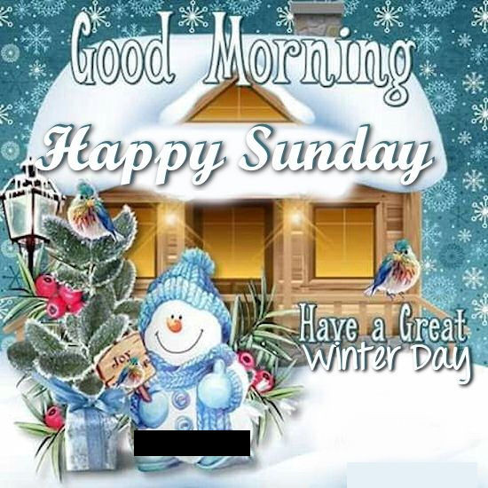 Winter Good Morning Quotes
 Winter Good Morning Happy Sunday Quote s