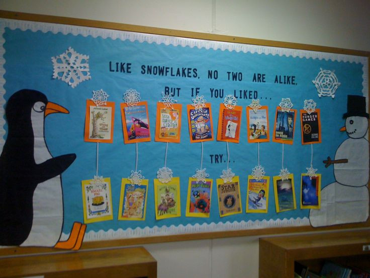 Winter Library Bulletin Board Ideas
 21 best Winter bulletin boards images on Pinterest