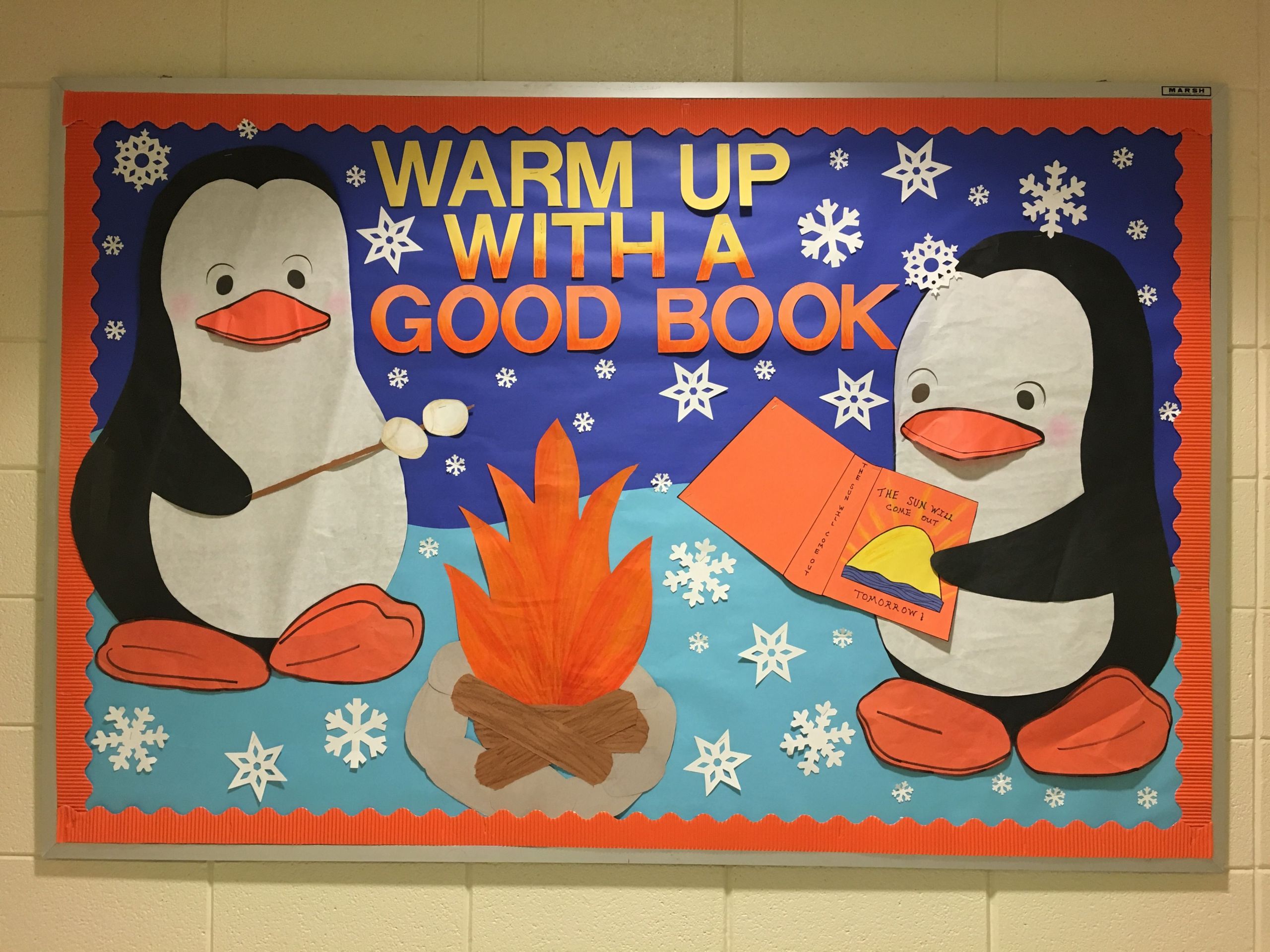 Winter Library Bulletin Board Ideas
 Winter school library bulletin board Warm up with a good