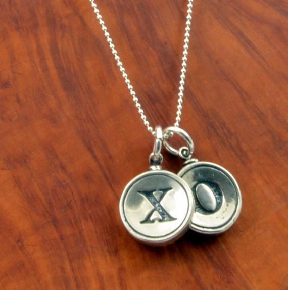 X And O Necklace
 Silver X and O Necklace Hugs and Kisses Gwen Delicious