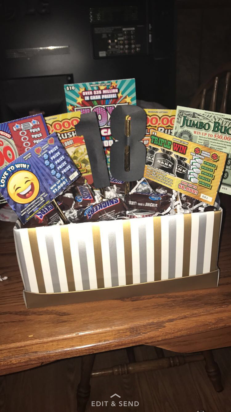 18Th Birthday Gift Ideas Boyfriend
 Original idea from me Boyfriends 18th birthday Box