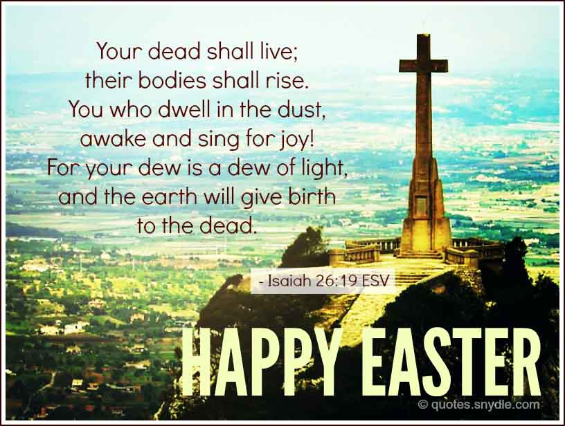 Bible Quotes About Easter
 Easter Bible Quotes – Quotes and Sayings