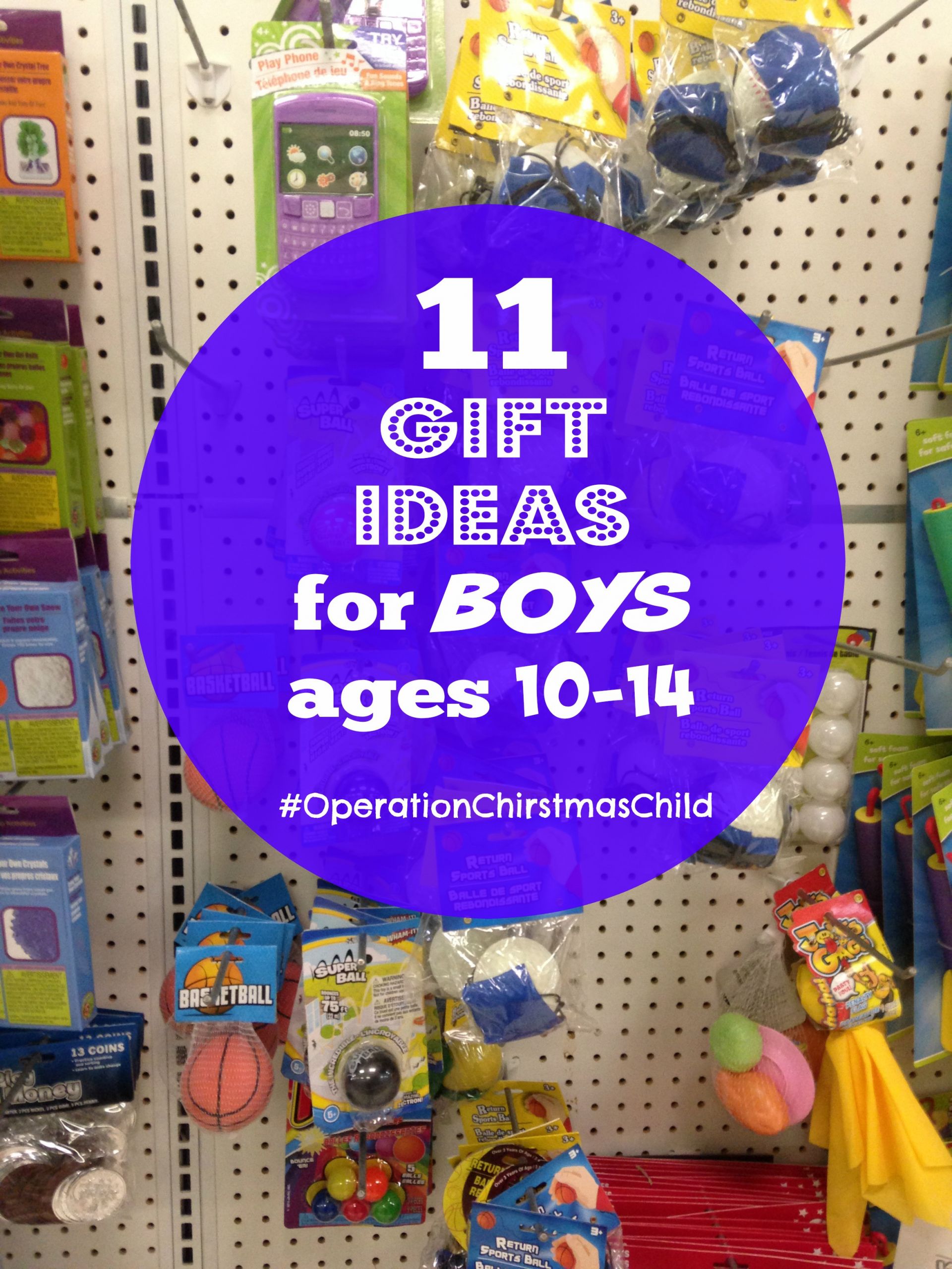 Boys Gift Ideas Age 10
 Eleven Gift Ideas for Boys ages 10 14 Operation Christmas
