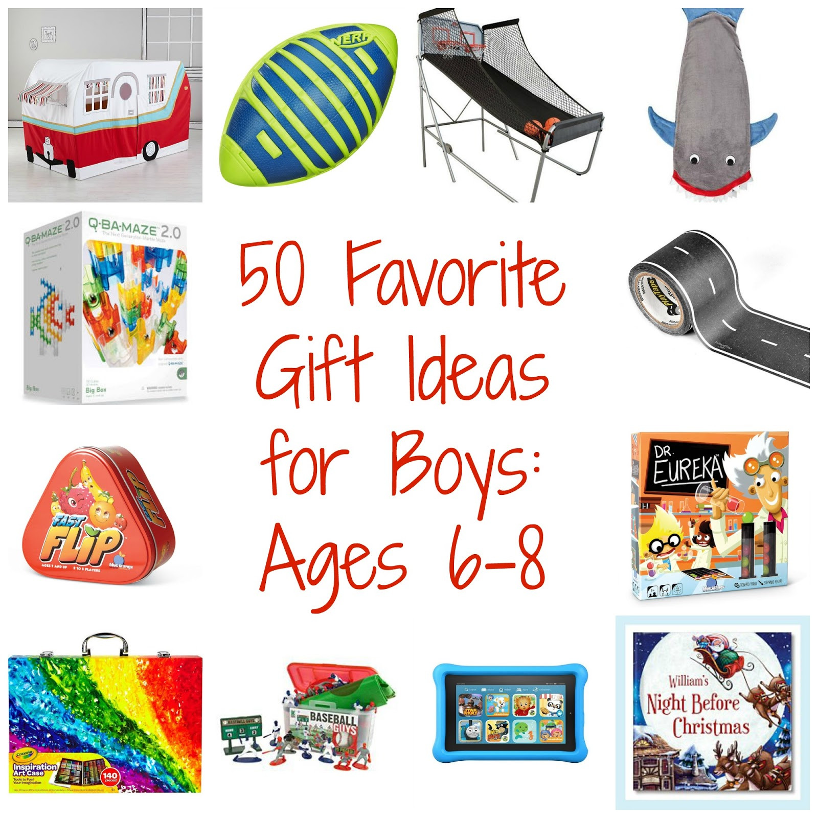 Boys Gift Ideas Age 8
 50 Favorite Gift Ideas for Boys Ages 6 8 The Chirping Moms