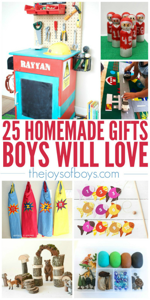 Boys Gift Ideas
 25 Homemade Gifts Boys Will Love