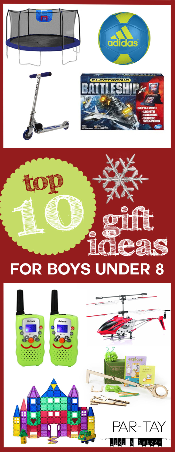 Boys Gift Ideas
 Top 10 Gift Ideas for Boys Under 8 Party Like a Cherry