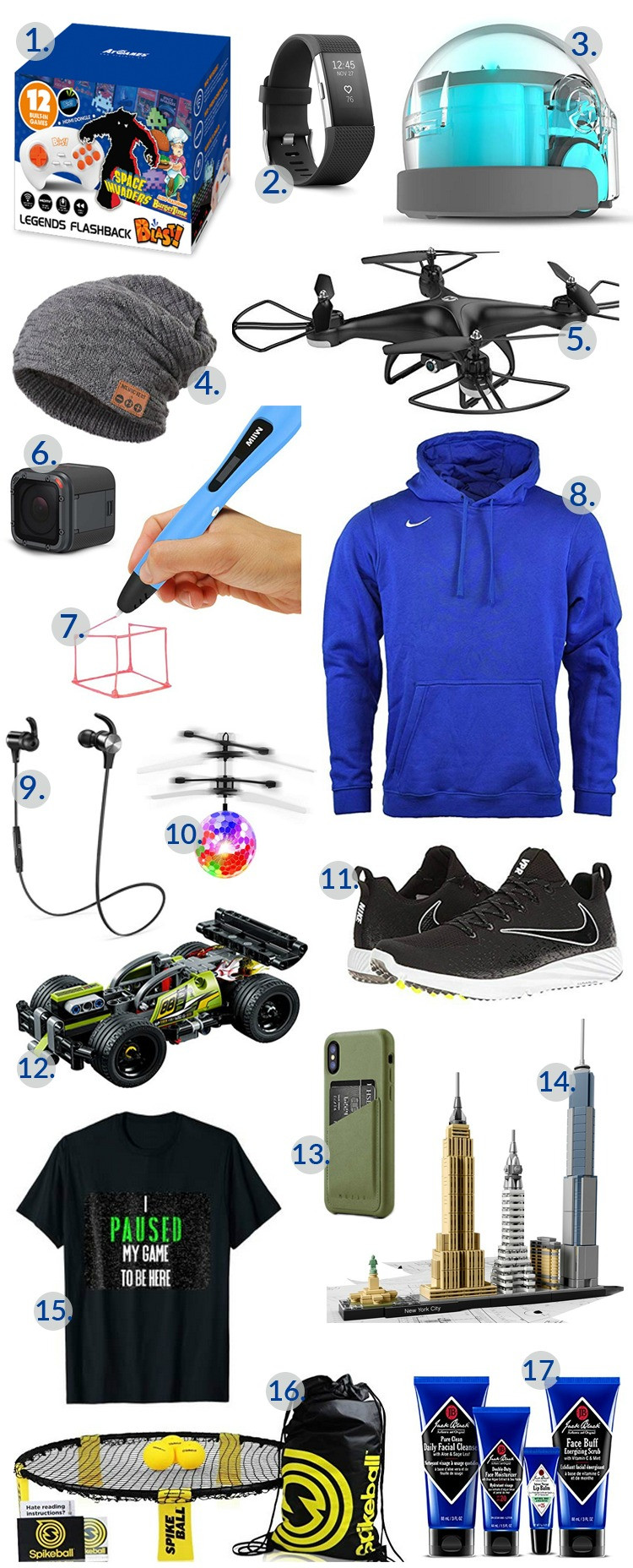 Boys Gift Ideas
 17 Top Gift Ideas for Teen Boys on Your Shopping List