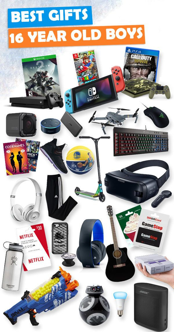 Christmas Gift Ideas For Teenage Boys
 Gifts for 16 Year Old Boys