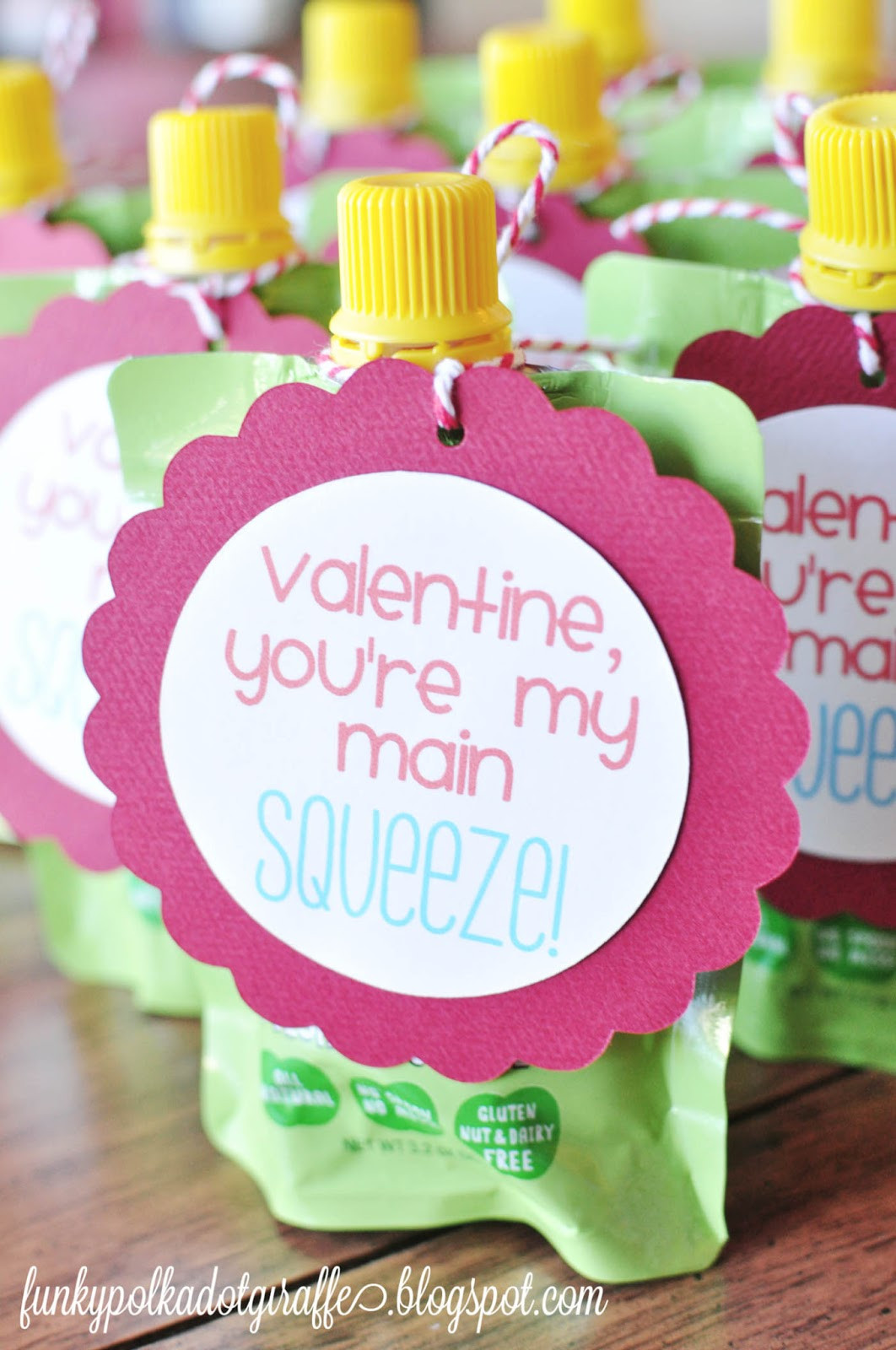 Classroom Valentine Gift Ideas
 Funky Polkadot Giraffe Preschool Valentines You re My
