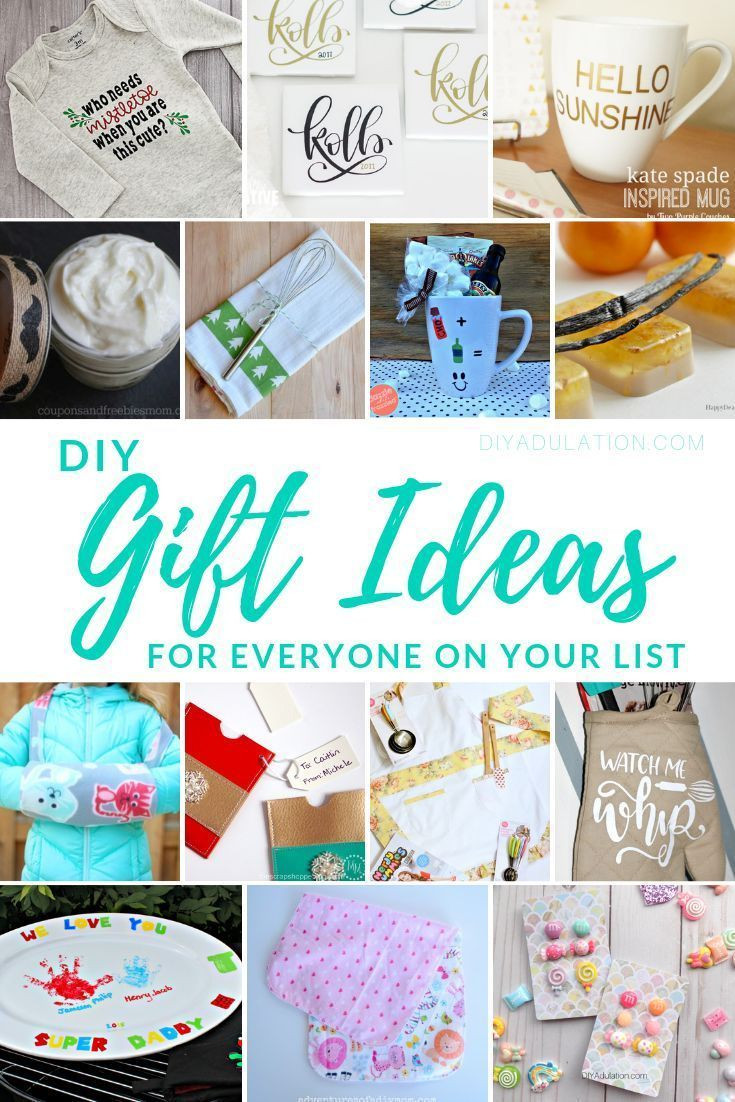Crafty Gift Ideas For Girlfriend
 DIY Gift Ideas for Everyone on Your List DIY Adulation