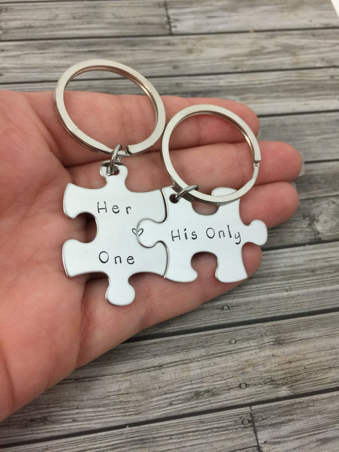 Cute Couple Gift Ideas
 Boyfriend Gift Couples Keychains Her e His ly Puzzle