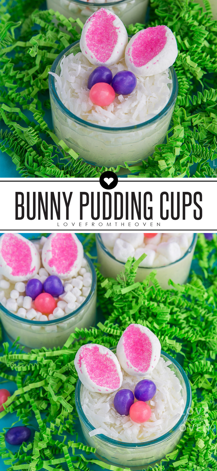 Cute Easy Easter Desserts
 Easy Easter Bunny Pudding Cups A cute and easy Easter