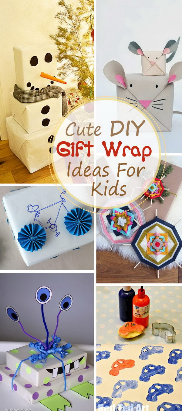 Cute Gift Wrapping Ideas For Boyfriend
 Cute DIY Gift Wrap Ideas For Kids Noted List