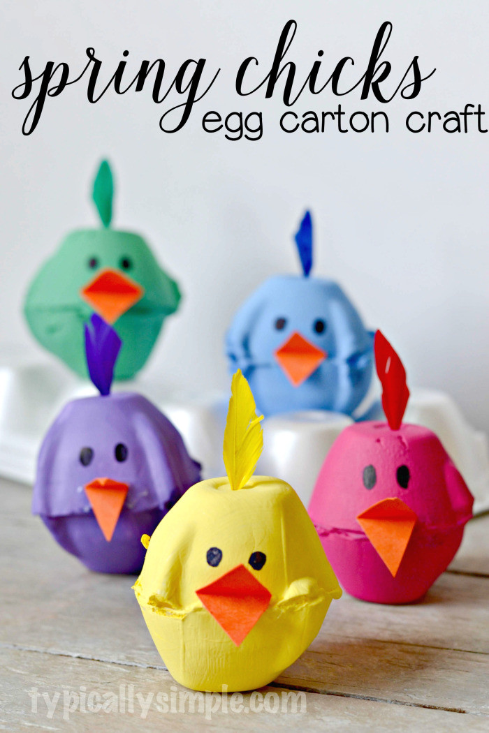 Cute Ideas For Easter
 25 Cute and Fun Easter Crafts for Kids Crazy Little Projects