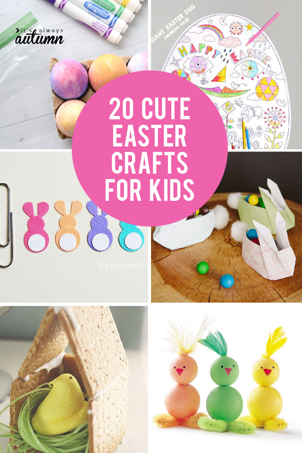 Cute Ideas For Easter
 20 adorable Easter crafts for kids easy fun  It s