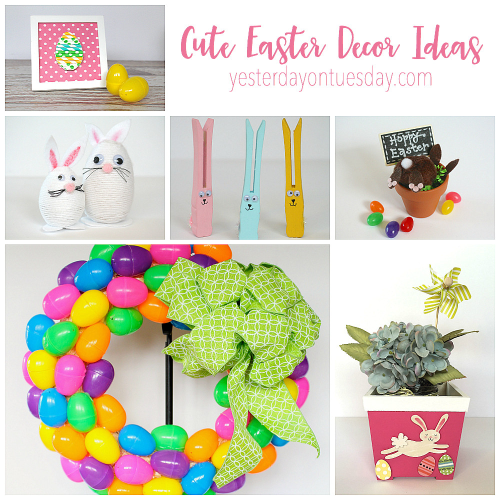 Cute Ideas For Easter
 Cute Easter Decor Ideas