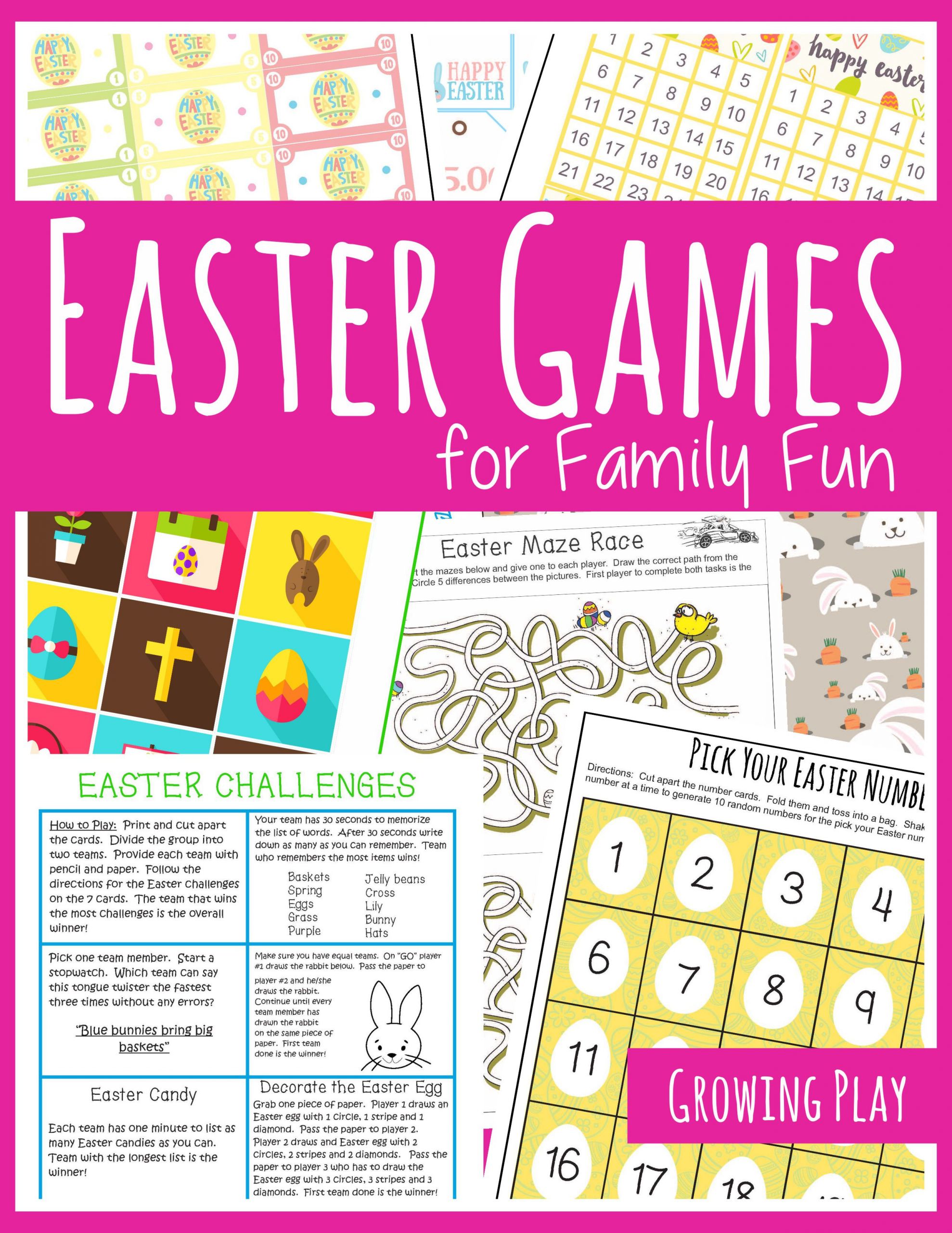 Easter Activities For Families
 Easter Games for Family Fun Growing Play