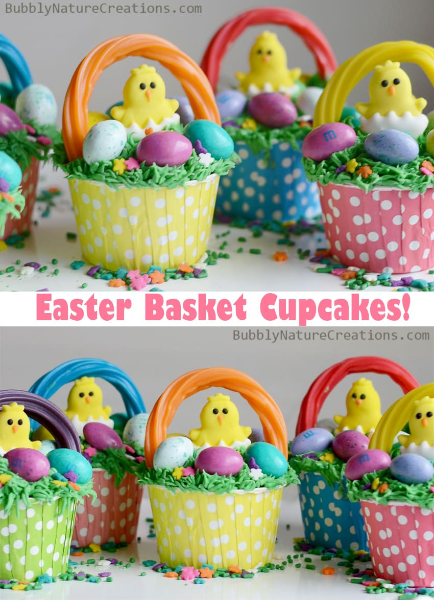 Easter Basket Cupcakes
 Easter Basket Cupcakes Sprinkle Some Fun