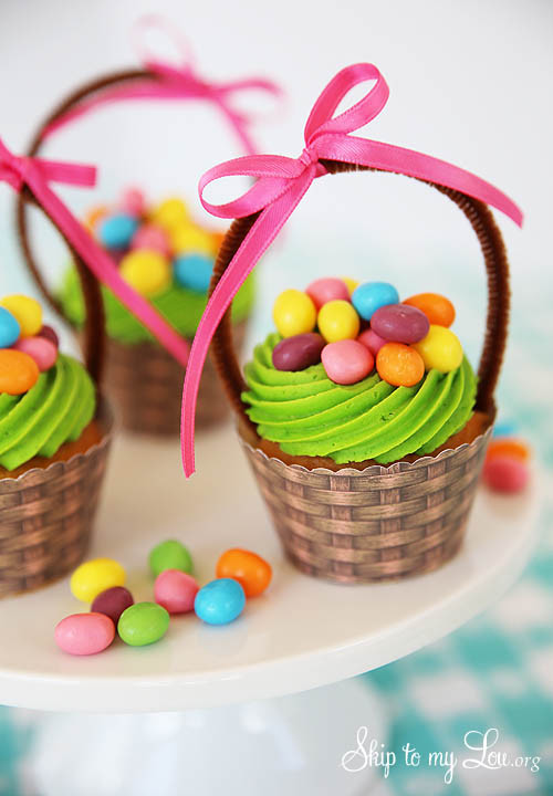 Easter Basket Cupcakes
 Easter Basket Cupcakes s and for