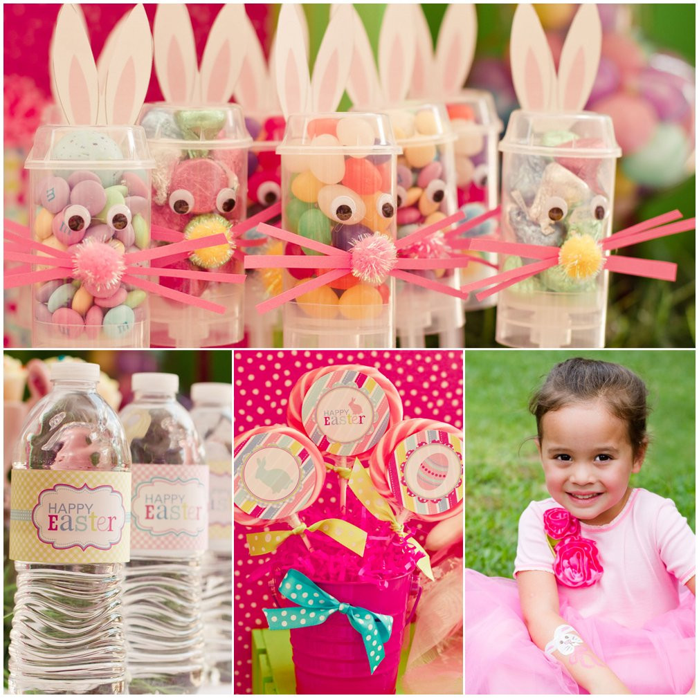Easter Birthday Party Ideas Kids
 Whimsical Pink Green Easter Party