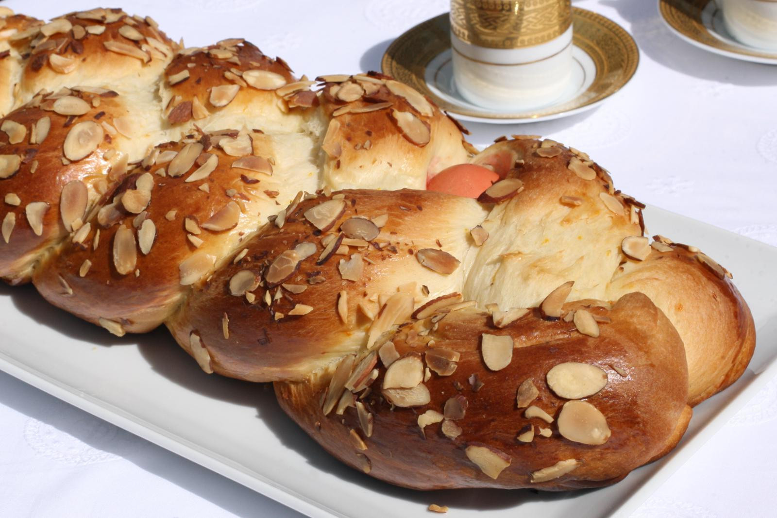 Easter Bread Greek
 Tsoureki Greek Easter Sweet Bread With Olive Oil Orange