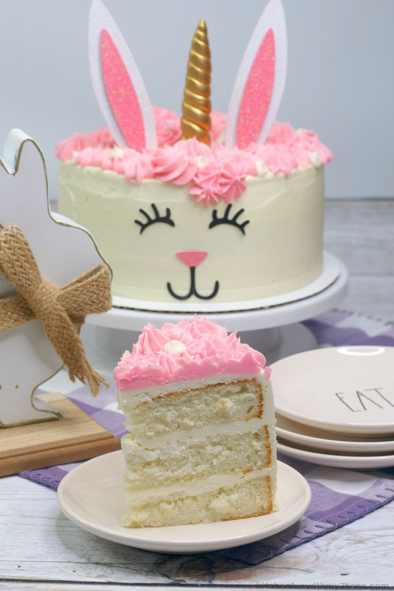 Easter Bunny Cake Recipe
 Unicorn Easter Bunny Cake Recipe Kitchen Fun With My 3 Sons