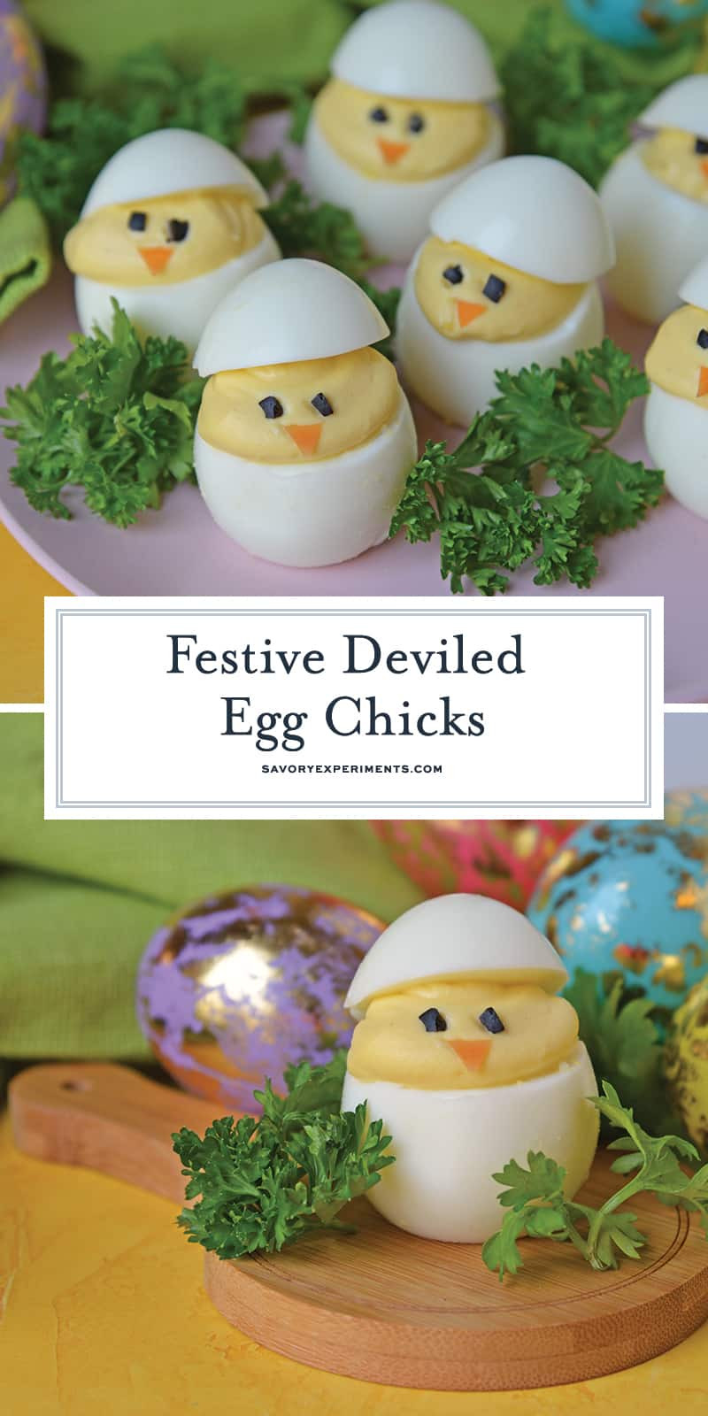 Easter Bunny Deviled Eggs
 Deviled Egg Chicks Classic Deviled Eggs for Easter