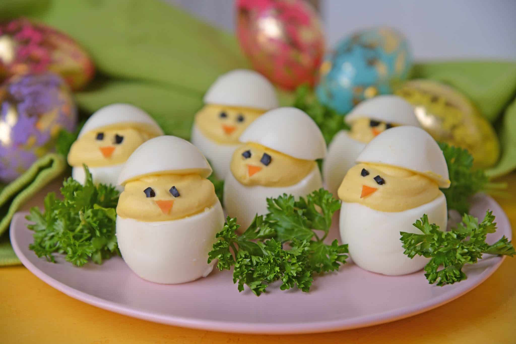 Easter Bunny Deviled Eggs
 Deviled Egg Chicks Classic Deviled Eggs for Easter