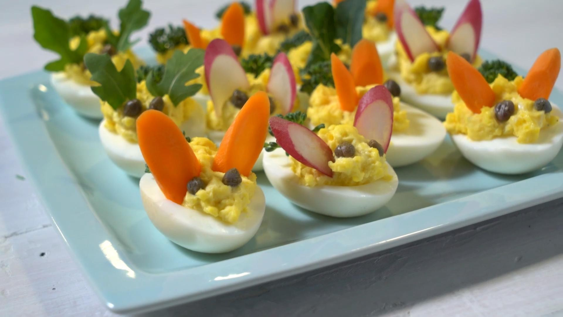 Easter Bunny Deviled Eggs
 How to Make Easter Deviled Eggs As Bunnies Sunset Magazine