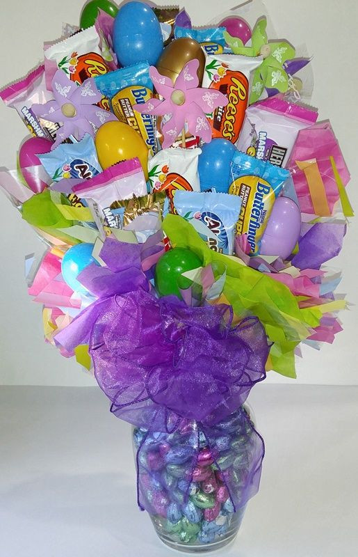 Easter Candy Crafts
 Southern Blue Celebrations DIY CANDY BOUQUETS FOR EASTER