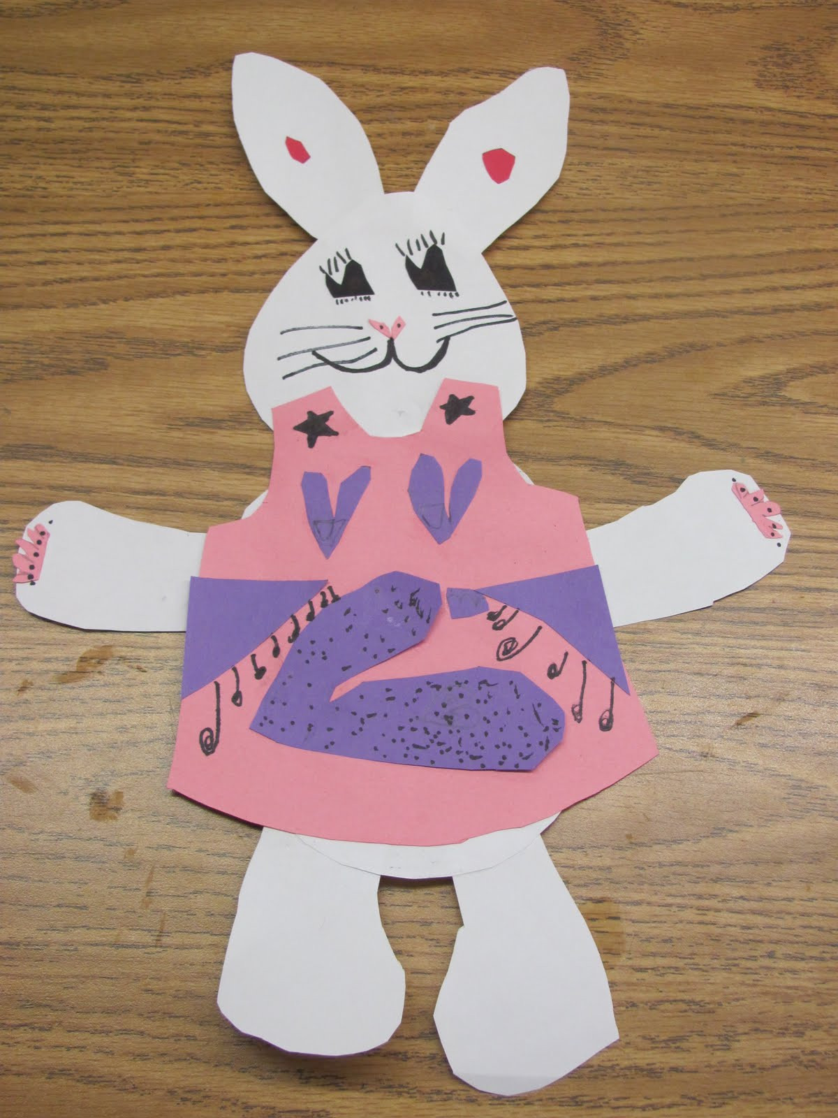 Easter Crafts For First Graders
 First Grade a la Carte Easter Bunny Glyph