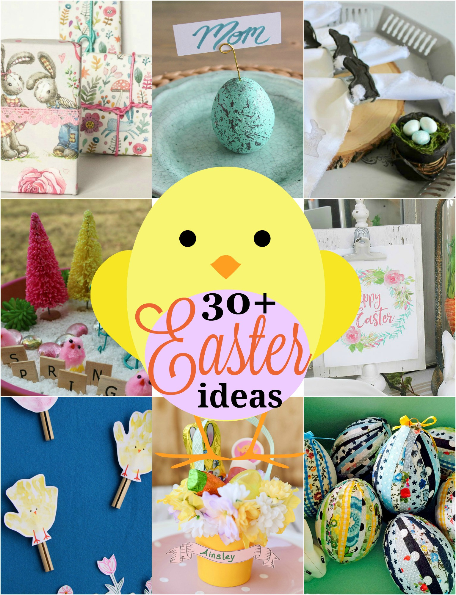 Easter Decoration Ideas For Party
 Egg Themed Easter Decor
