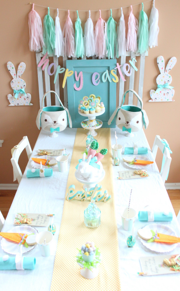 Easter Egg Birthday Party Ideas
 Kara s Party Ideas Hoppy Easter Party for Kids