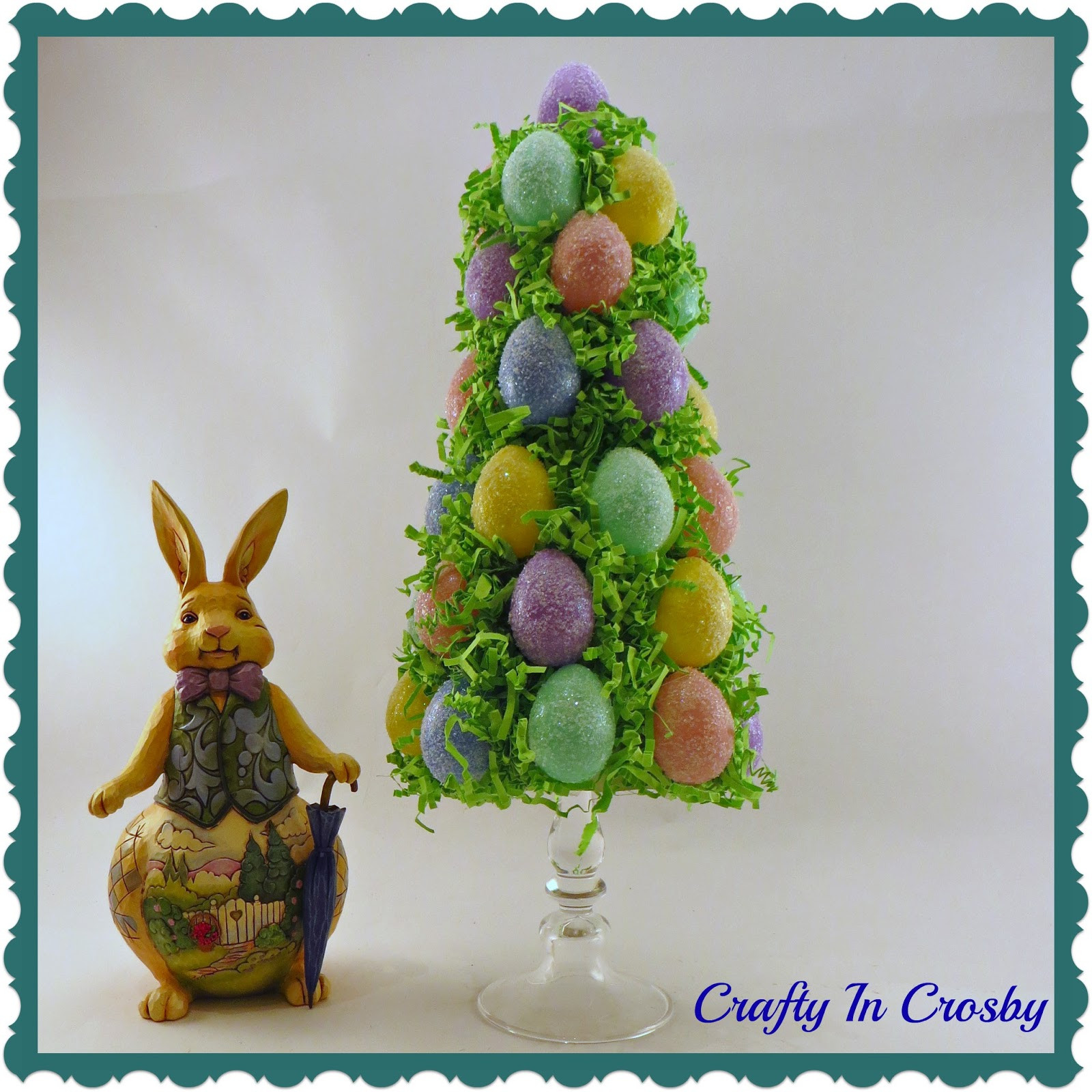 Easter Egg Tree Craft
 Crafty in Crosby Easter Egg Tree Revisited