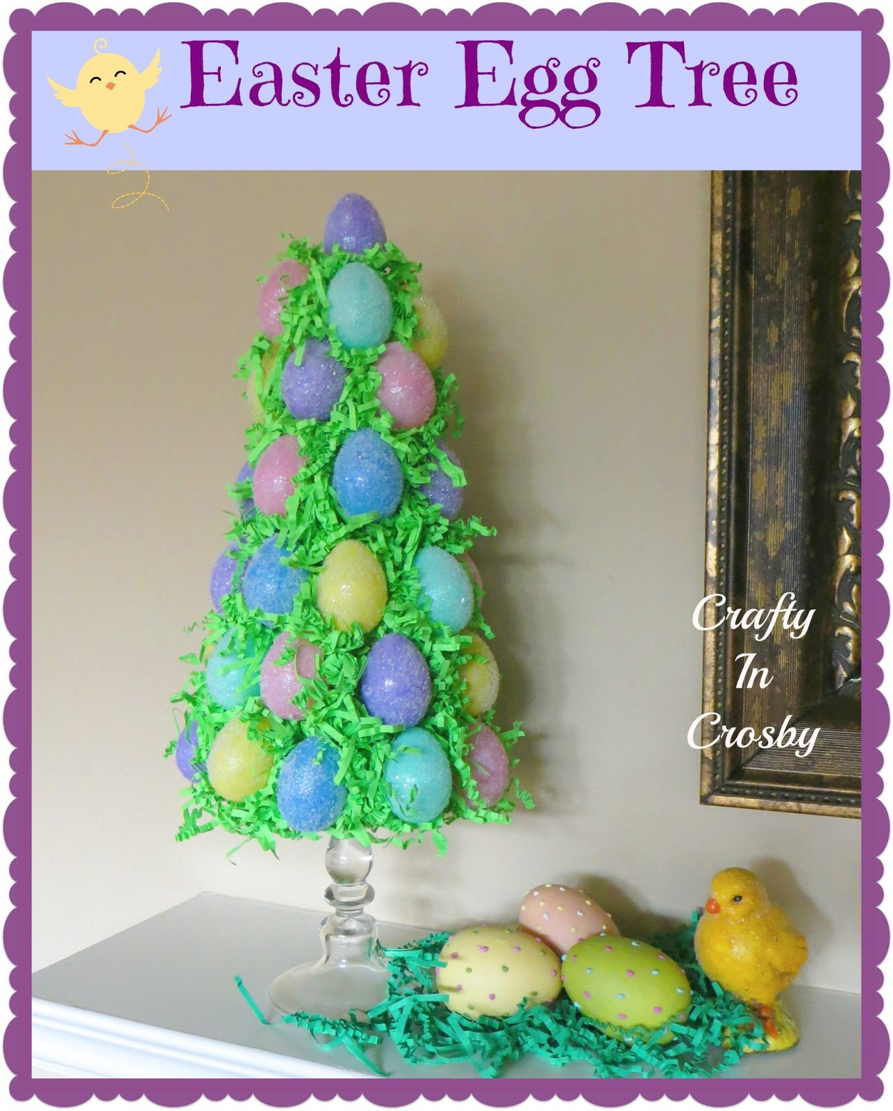 Easter Egg Tree Craft
 Crafty in Crosby Easter Egg Tree Revisited