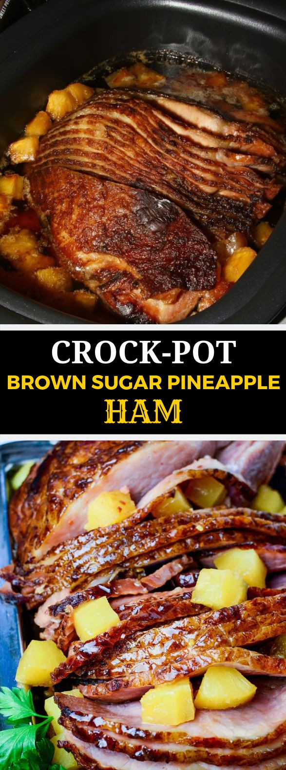 Easter Ham Crock Pot Recipes
 Crock Pot Brown Sugar Pineapple Ham for the Holidays