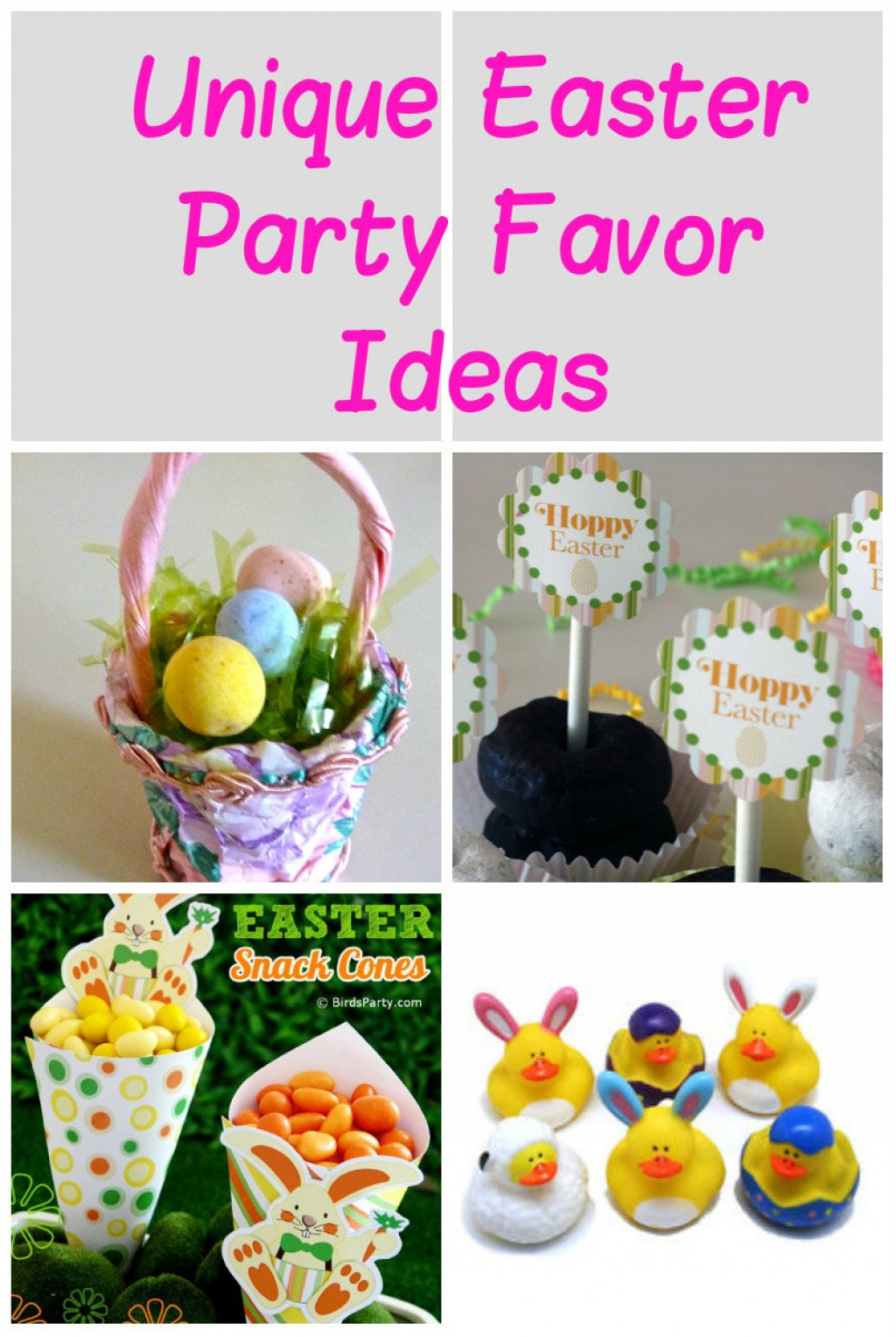 Easter Ideas For Kids Party
 Unique Easter Party Favor Ideas for Kids