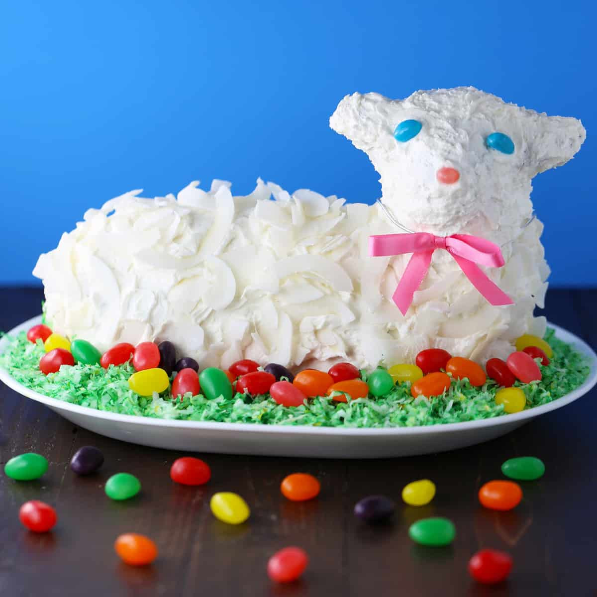 Easter Lamb Cake Recipe
 3D Lamb Cake for Easter Mom Loves Baking